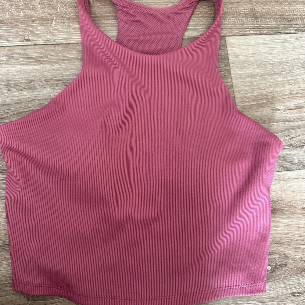 Cropped workout top